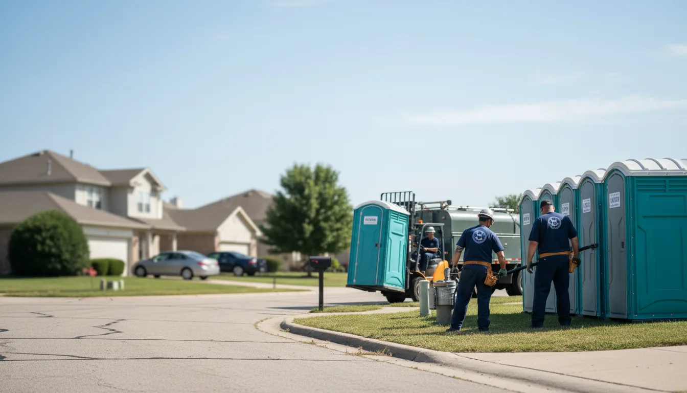 Porta Potty Rental in Bishop Hill, IL near me